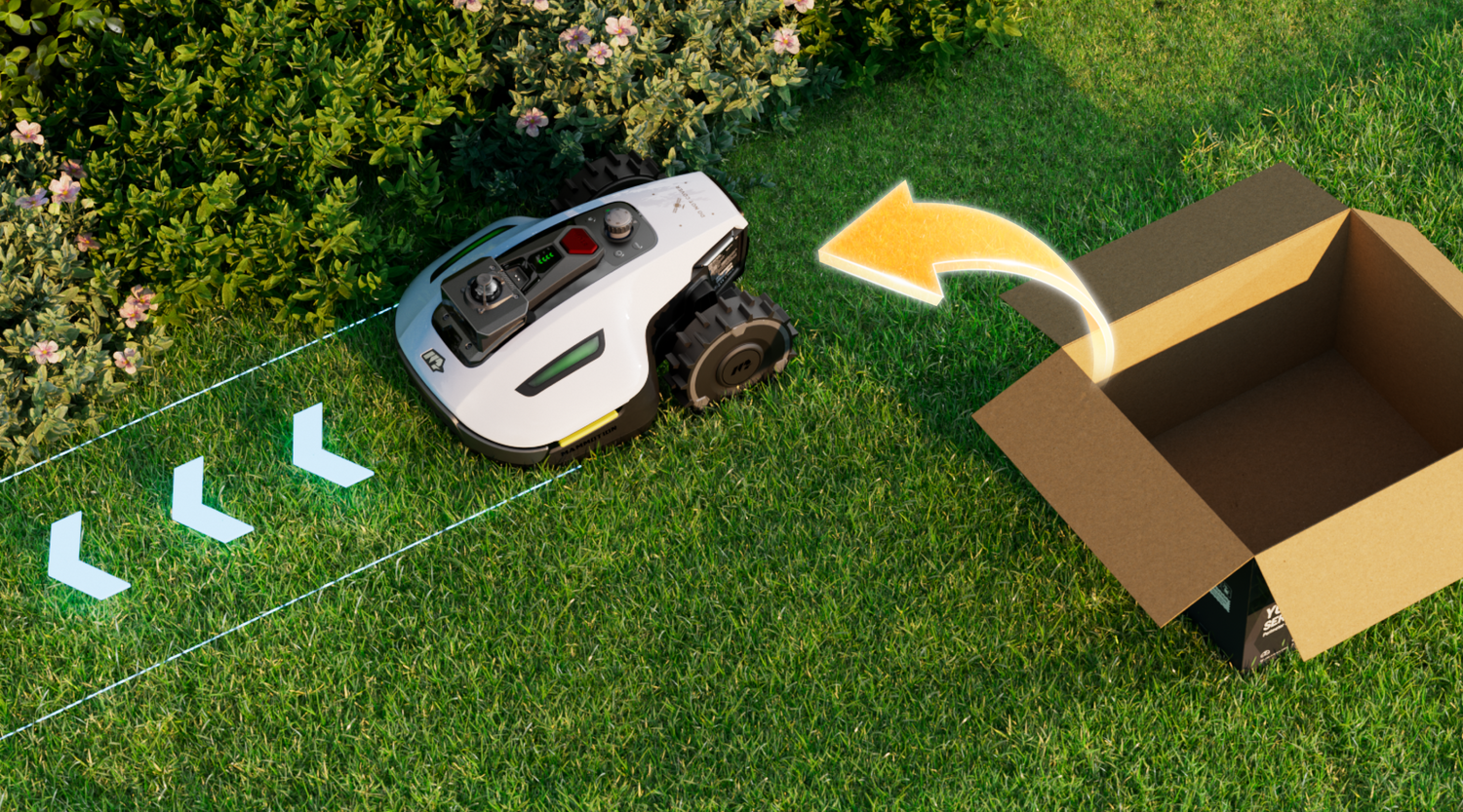 Mammotion robot tagliaerba IA