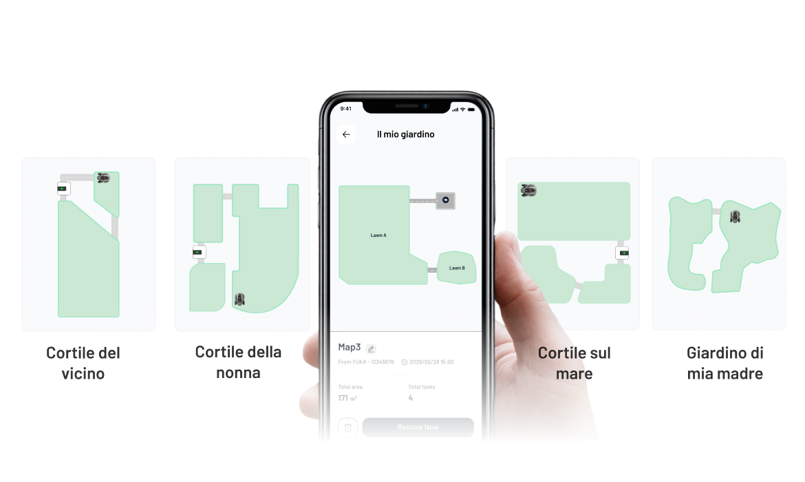 Domina il Tuo Prato con Mammotion LiveMap*